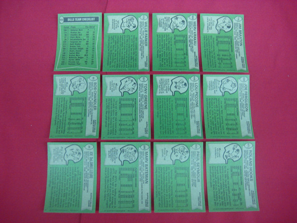 1978 Topps Buffalo Bills Football Card Lot | O.J. Simpson & More (EX-MT+)