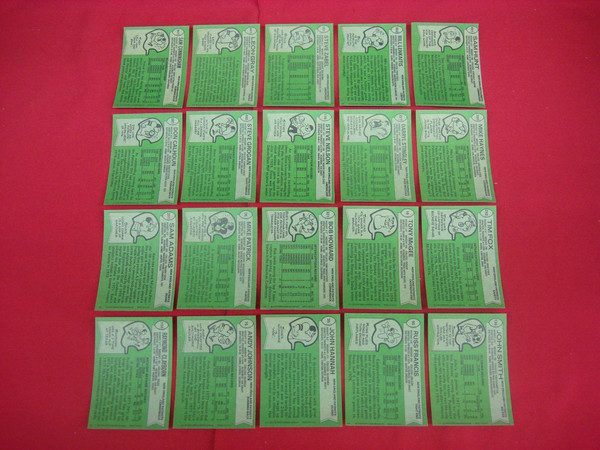 1978 Topps New England Patriots Football Card Lot (25 Cards, EX-MT+ Condition)