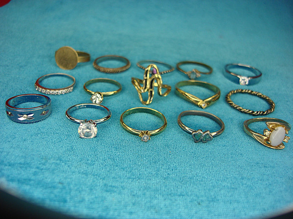 15 Unique Vintage & Modern Fashion Rings Lot - Blowout Sale Under $3 Each!