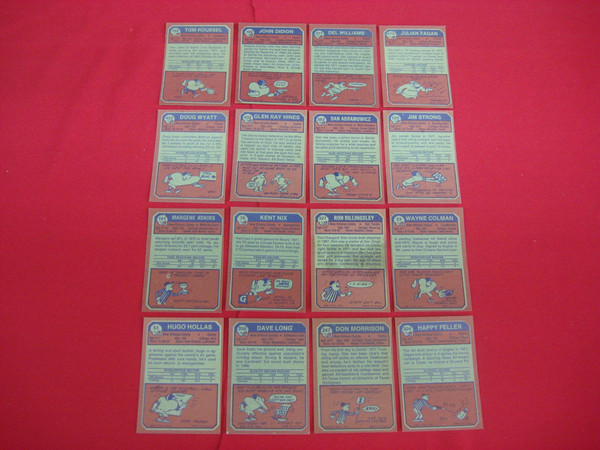 Vintage 1973 Topps New Orleans Saints Football Card Lot (16 Cards, EX-MT+ Condition)