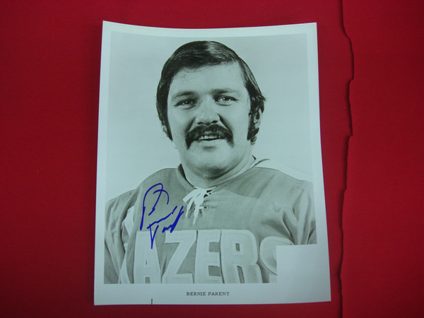 Bernie Parent Signed 8x10 Photo - Philadelphia Flyers HOF LEGEND - Autographed Hockey Memorabilia