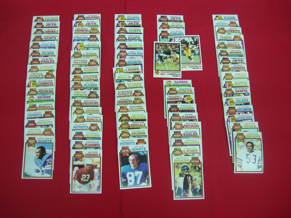 1979 Topps Football Card Lot - 441 Cards (Excellent-Mint Condition)
