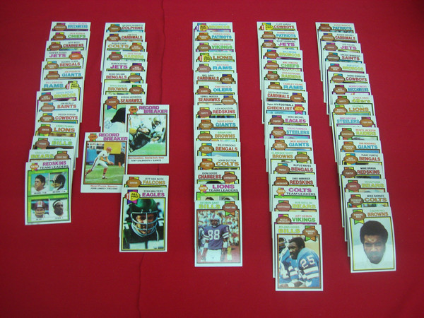 1979 Topps Football Card Lot - 441 Cards (Excellent-Mint Condition)