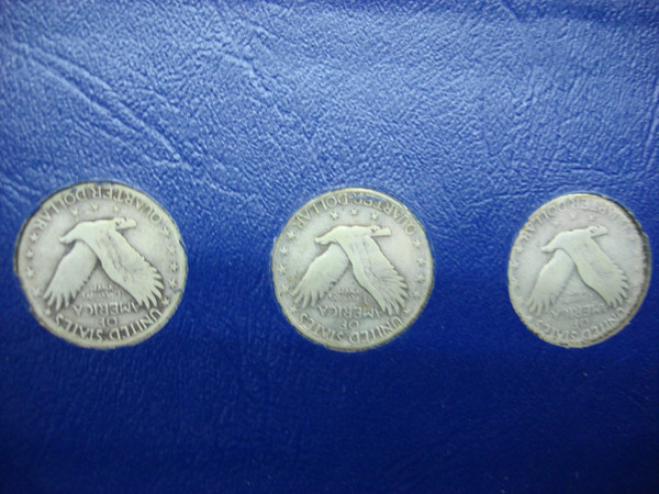 13 Standing Liberty Quarters (1925-1930-S) - Whitman Album, Including 1927-D - Silver & History