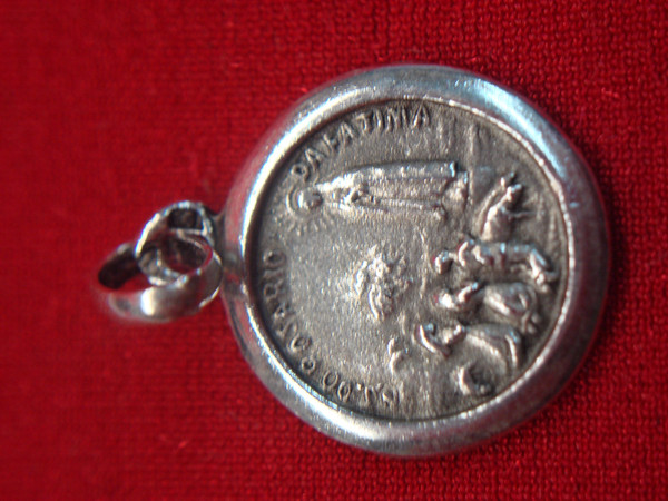 Vintage Lady of Fatima Sterling Silver Charms (Set of 3) - Unique Shapes & Sizes