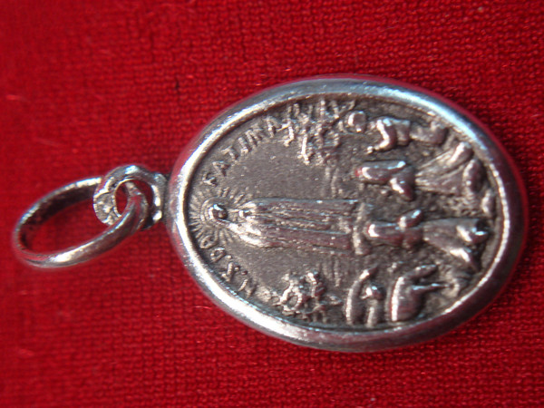 Vintage Lady of Fatima Sterling Silver Charms (Set of 3) - Unique Shapes & Sizes