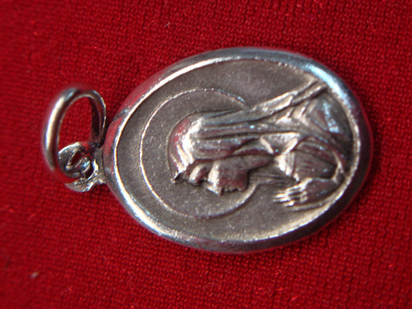 Vintage Lady of Fatima Sterling Silver Charms (Set of 3) - Unique Shapes & Sizes