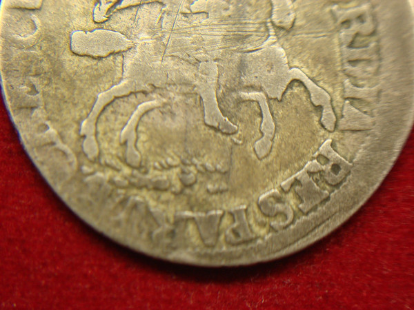 1690 Netherlands 6 Stuiver Silver Coin - Concordia Res Parvae Crescvnt Design