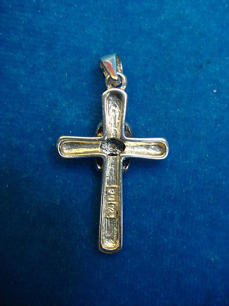 Sparkling Sterling Silver Marcasite Cross Pendant - Vintage Style