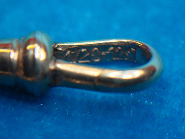 Vintage 12K Gold Filled Rope Pocket Watch Chain - 12 Inches (3.7mm, Excellent Condition)