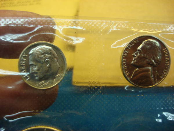 1956 Proof Set - Type II Half Dollar, Original Envelope, Excellent Condition