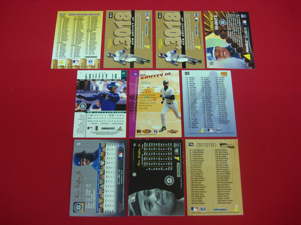 Ken Griffey Jr. Pinnacle Baseball Card Lot (10 Cards) - Sportflix, Certified & More!