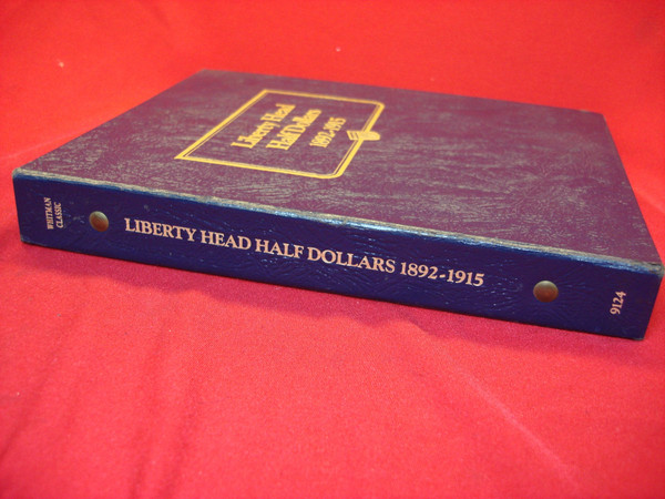 Whitman Classic #9124 Liberty Head Half Dollar Album - Excellent Condition