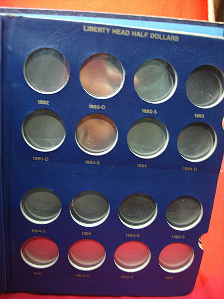 Whitman Classic #9124 Liberty Head Half Dollar Album - Excellent Condition