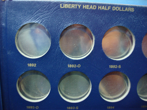 Whitman Classic #9124 Liberty Head Half Dollar Album - Excellent Condition