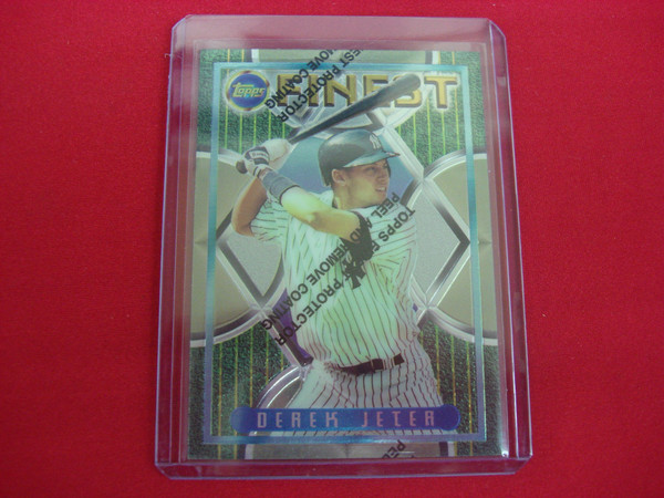 1995 Topps Finest Derek Jeter Rookie Card (#279) - Graded, Protected & Shipped Safely