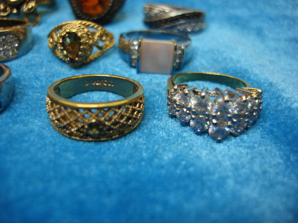 15 Vintage & Modern Costume Rings Lot - Unique Designs, Under $3 Each!