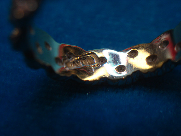 Vintage Avon Gold Tone Rope Pattern Ring Size 6 3/4 - Excellent Condition