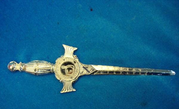 Vintage Pottstown Bowling Assn. 25th Tournament Letter Opener (1974) - Pewter Souvenir