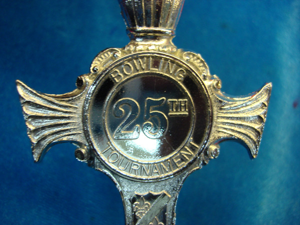 Vintage Pottstown Bowling Assn. 25th Tournament Letter Opener (1974) - Pewter Souvenir