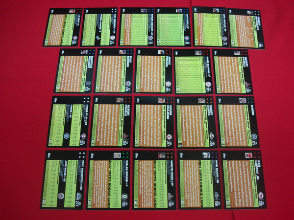 2007 Topps Updates & Highlights Rookie Stars Baseball Card Lot (Griffey, Braun, Pence, Suzuki, Bonds)