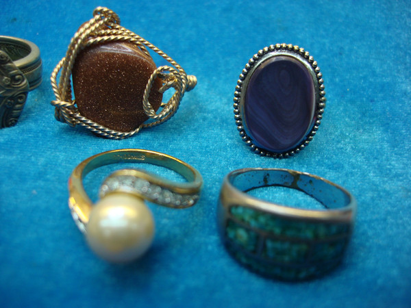Vintage & Modern Costume Ring Lot (15 pcs) - Unique Estate Finds Under $3 Each