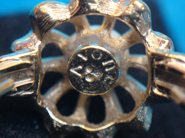 Vintage Avon Gold-Tone Faux Pearl Ring (Size 7-9) - Excellent Condition