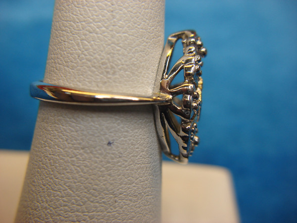 Vintage Avon Filigree Ring, Silver Tone, Size 6.5 - Unique & Well-Loved