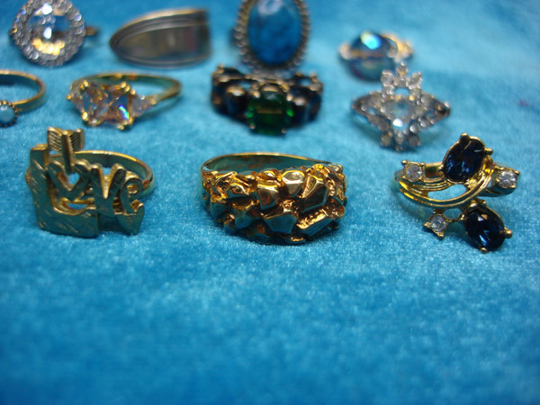 Vintage & Modern Costume Ring Lot of 15 - Unique & Unusual Designs