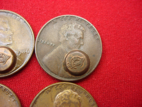 Rare Shriners/Masonic Lincoln Wheat Cent Lot (10 Coins) - Variety of Dates