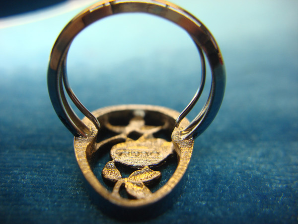 Vintage Avon Filigree Rose Ring | Silver-Tone Adjustable (Size 5-7)