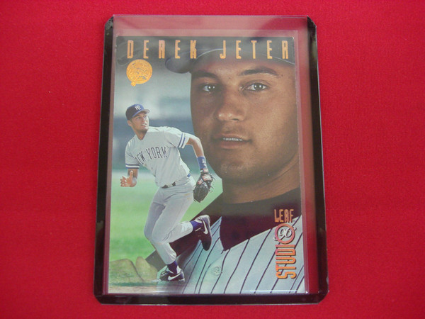 Derek Jeter 1996 Leaf Studio Bronze Press Proof #33 Parallel (1/2000) - Yankees - PSA Graded Gem Mint