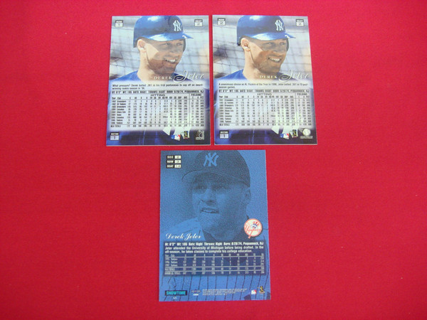 Derek Jeter Fleer Flair Showcase Card Lot (1997 & 1998) - PSA Graded