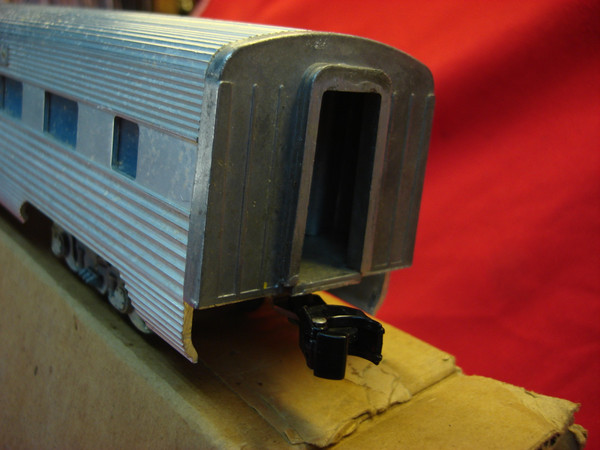 Vintage American Model Toys Santa Fe Indian Scout Passenger Car - Aluminum, 1950s