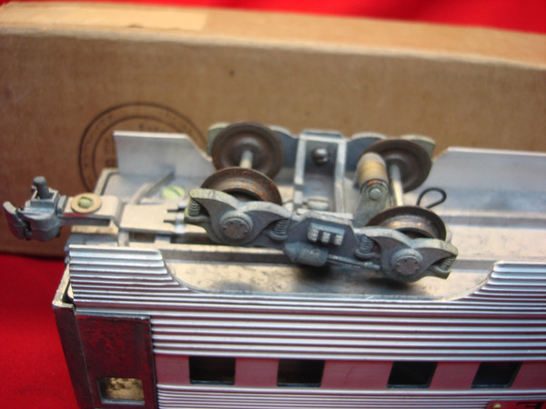 Vintage American Model Toys Santa Fe Indian Scout Passenger Car - Aluminum, 1950s