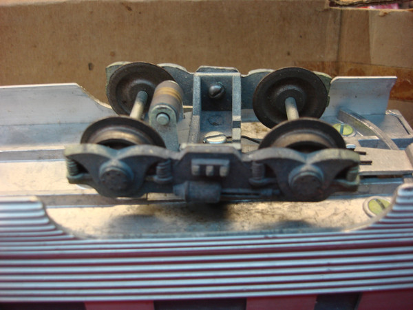 Vintage American Model Toys Santa Fe Indian Scout Passenger Car - Aluminum, 1950s