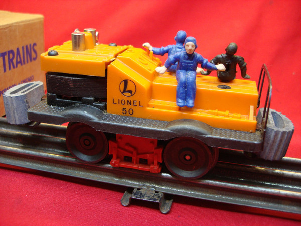 Vintage Lionel No. 50 Gang Car w/Original Box - Runs & Reverses, Off-Center Horn