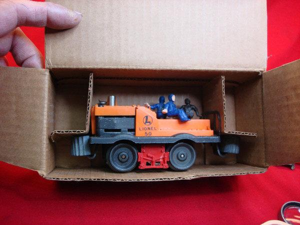 Vintage Lionel No. 50 Gang Car w/Original Box - Runs & Reverses, Off-Center Horn