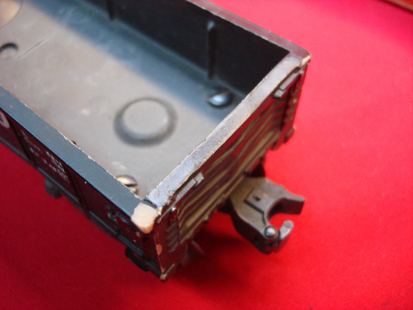 Lionel 6452 Black Pennsy Gondola w/Marked Frame (6462) - Partial O.B., Used Excellent Condition