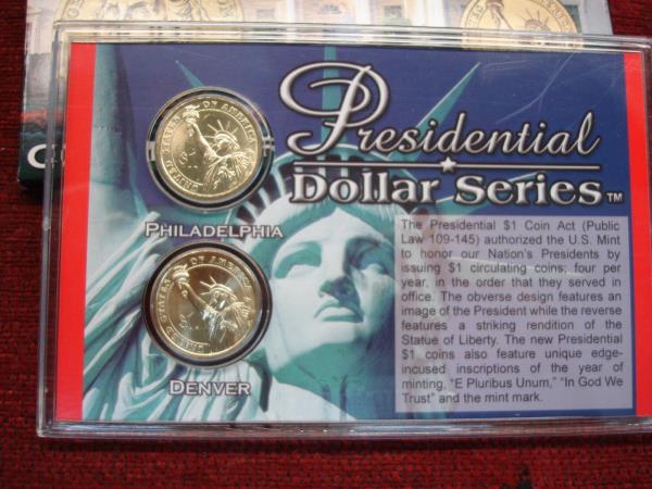 2007 Presidential Dollar Series - P&D Mint Set (Platinum, Gold & UNC)