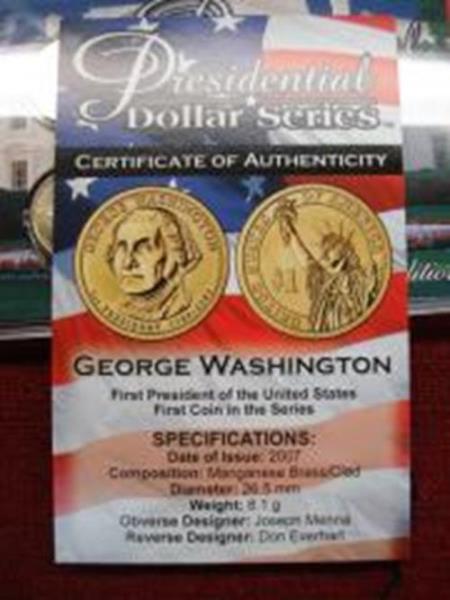 2007 Presidential Dollar Series - P&D Mint Set (Platinum, Gold & UNC)