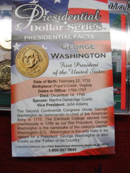 2007 Presidential Dollar Series - P&D Mint Set (Platinum, Gold & UNC)