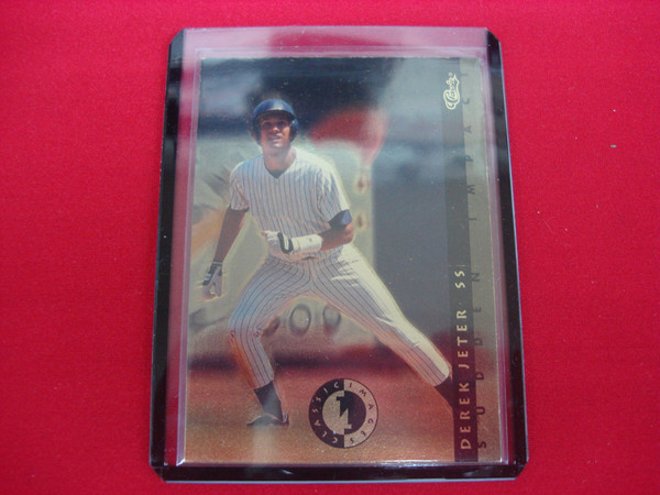 Derek Jeter 1993 Classic Images Sudden Impact Insert #SI 3 - PSA Graded Gem Mint Baseball Card