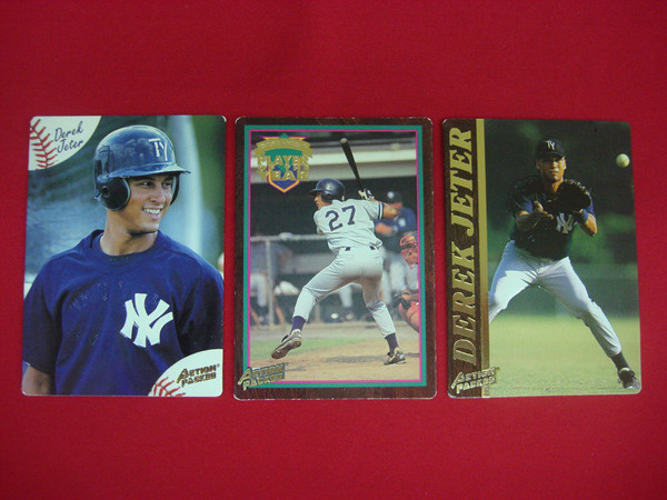 Derek Jeter 3-Card Lot: Action Packed, Minor League & Player of the Year (1994-1995)