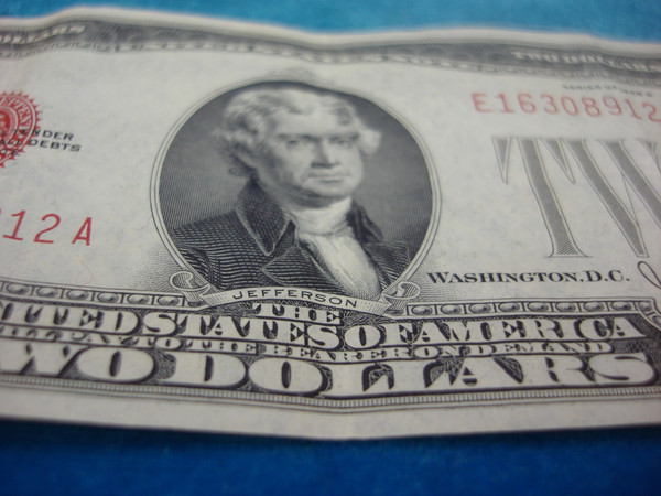 Series 1928 G $2.00 United States Note - Red Seal, Clarke & Snyder Signatures (Nice Condition)