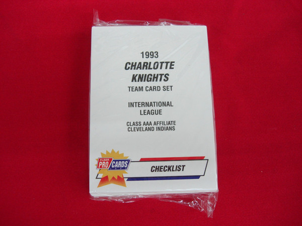 1993 Fleer ProCards Charlotte Knights Team Set - Jim Thome, Charlie Manuel & More
