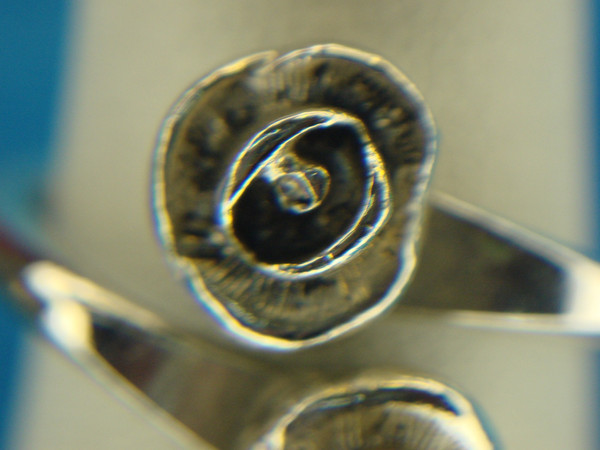 Vintage Sarah Coventry Rose Ring - Silver Tone Size 6