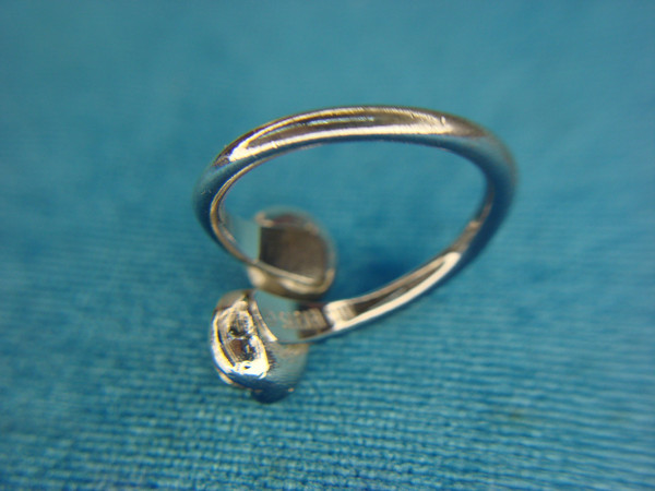Vintage Sarah Coventry Rose Ring - Silver Tone Size 6