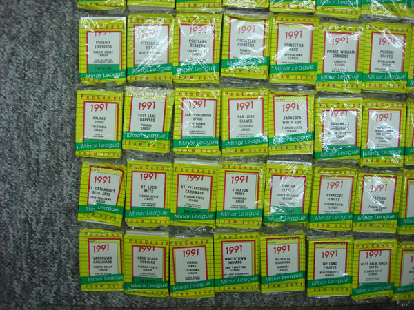 1991 ProCards Minor League Team Sets (131 Factory Sealed!) - MLB Prospects & Baseball Memorabilia
