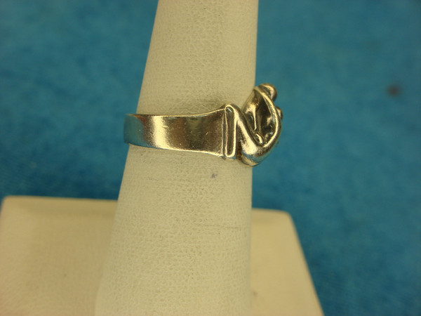 Jane Iris Sterling Silver Healing Embrace Ring - Size 7 - Pre-Owned